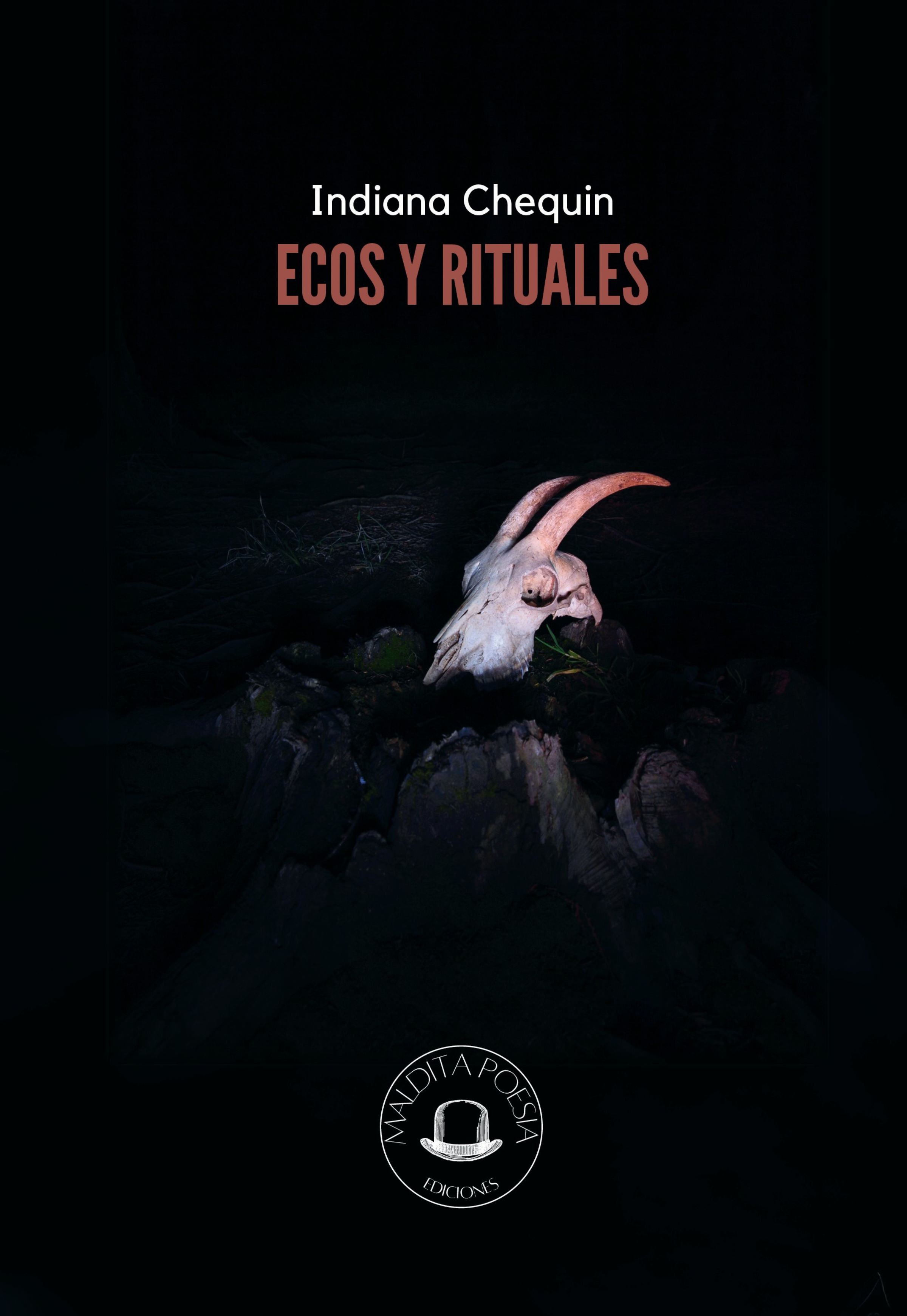 Portada de Ecos y Rituales, de Indiana Chequin